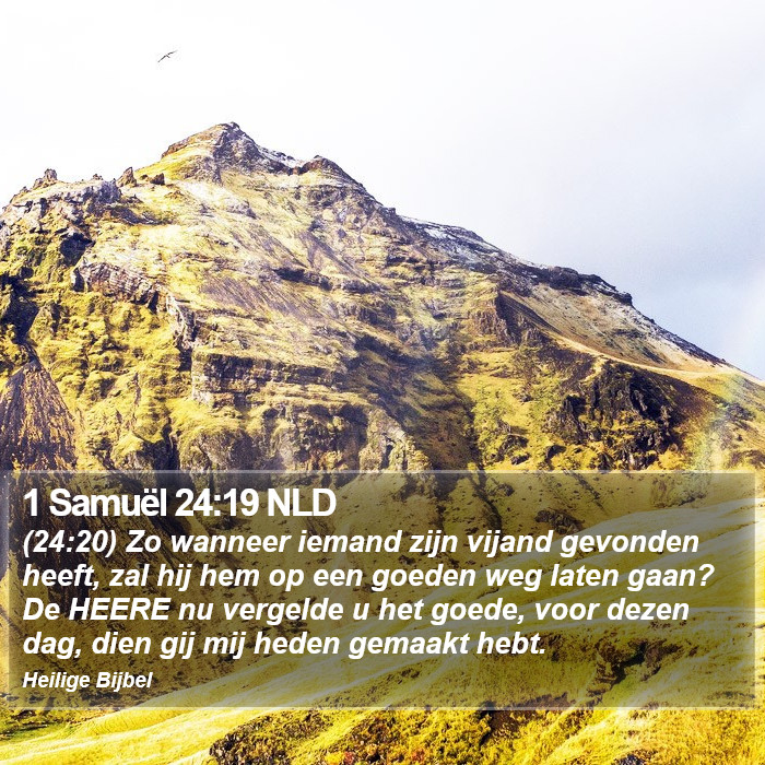 1 Samuël 24:19 NLD Bible Study