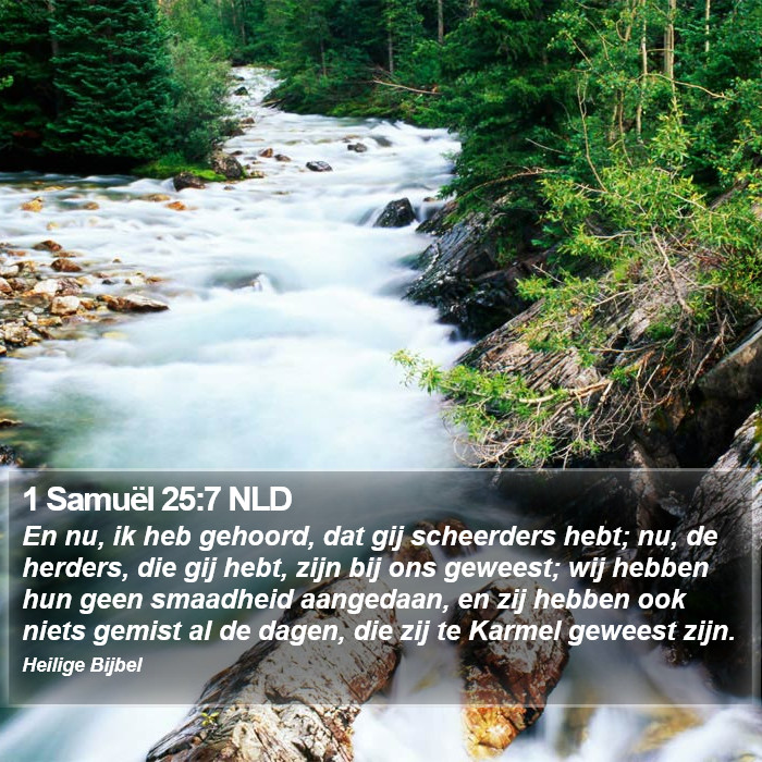 1 Samuël 25:7 NLD Bible Study