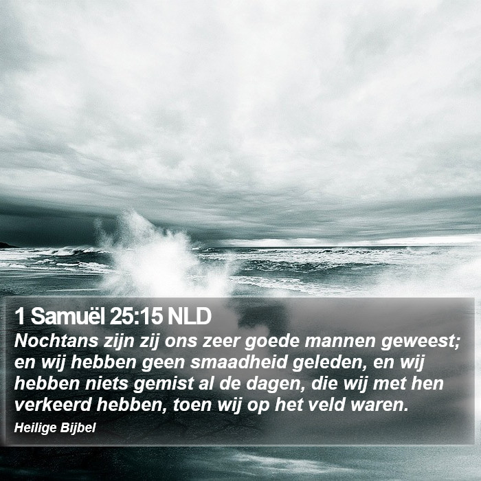 1 Samuël 25:15 NLD Bible Study