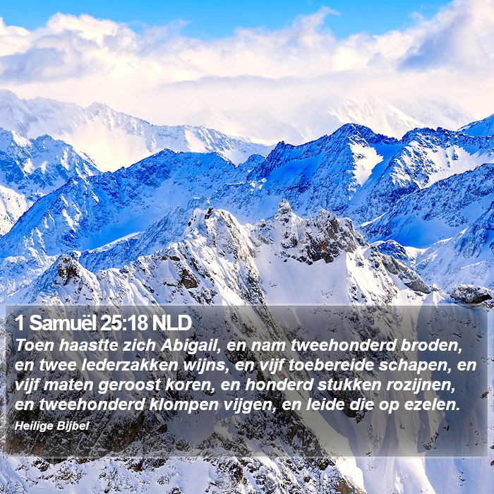 1 Samuël 25:18 NLD Bible Study