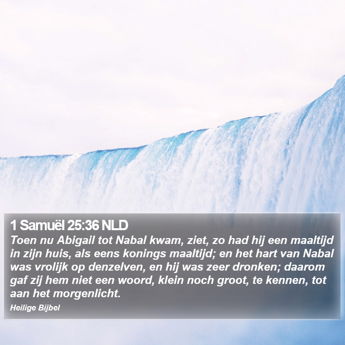 1 Samuël 25:36 NLD Bible Study