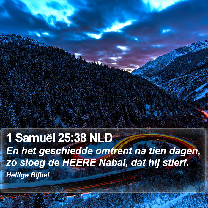 1 Samuël 25:38 NLD Bible Study