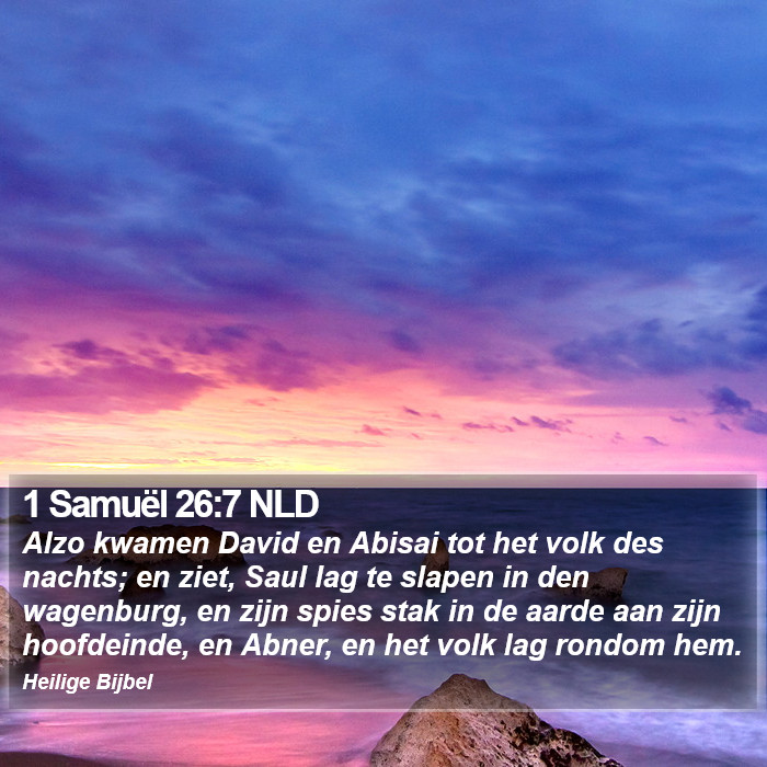 1 Samuël 26:7 NLD Bible Study