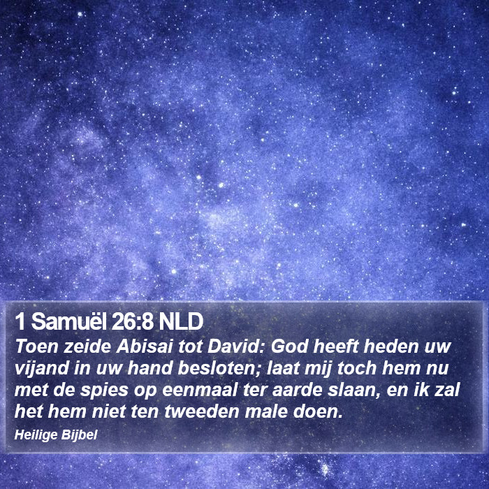 1 Samuël 26:8 NLD Bible Study