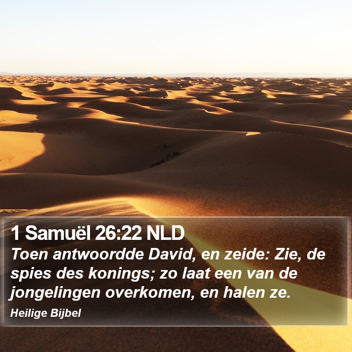 1 Samuël 26:22 NLD Bible Study