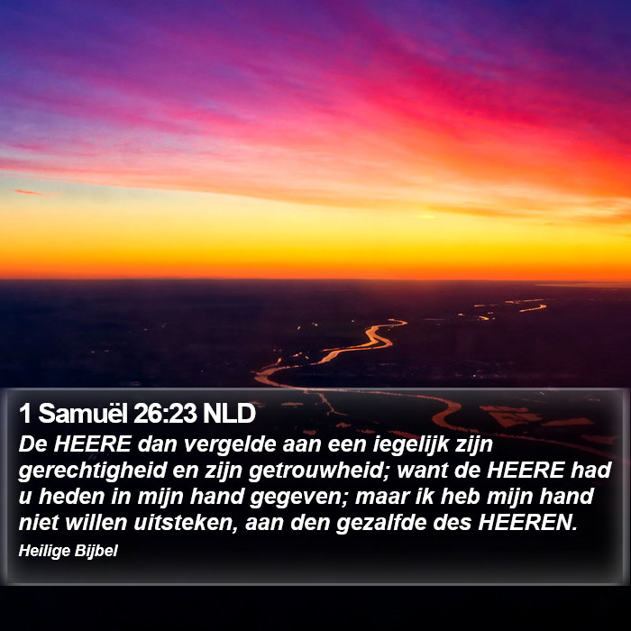 1 Samuël 26:23 NLD Bible Study