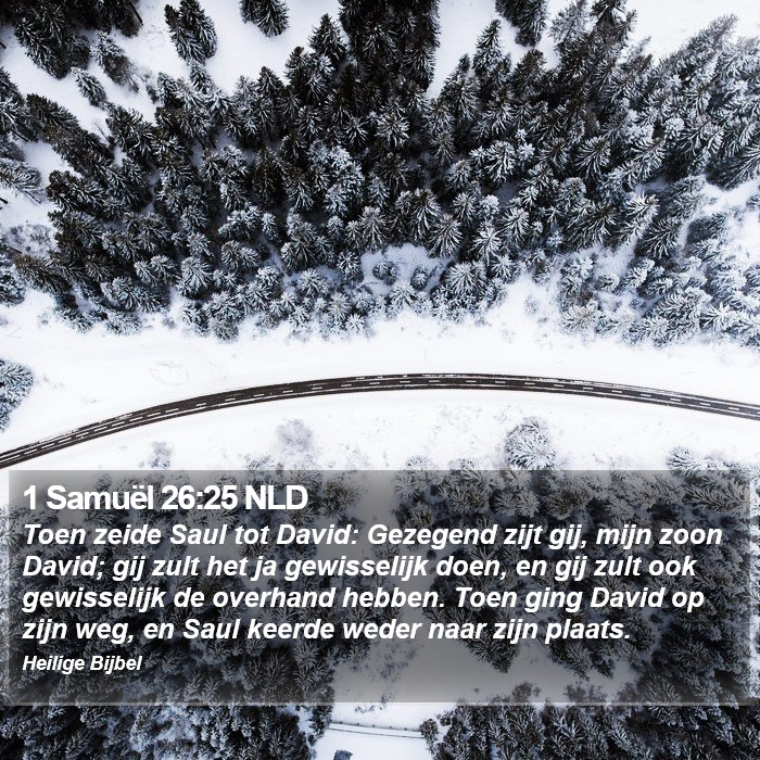 1 Samuël 26:25 NLD Bible Study