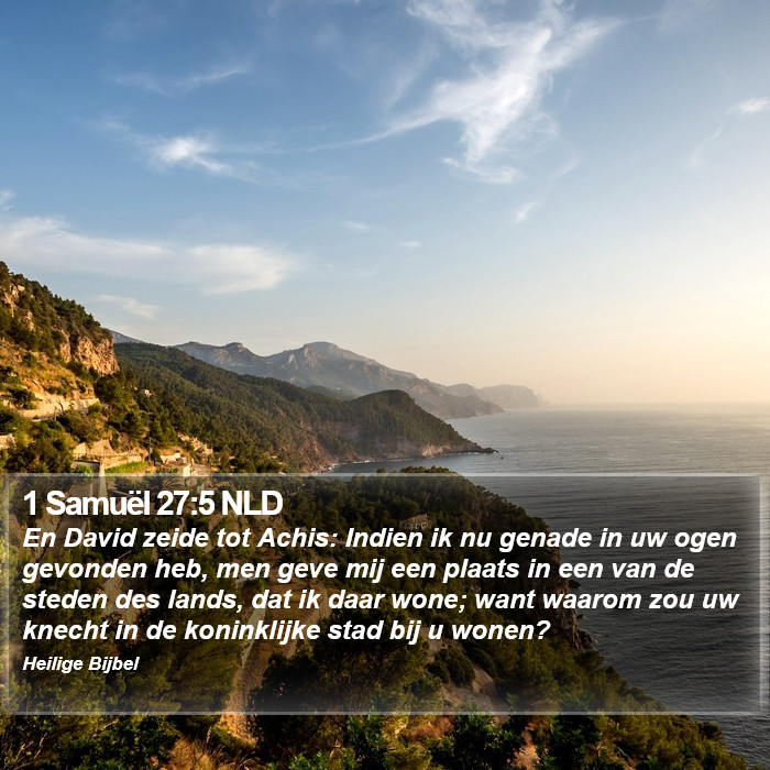 1 Samuël 27:5 NLD Bible Study