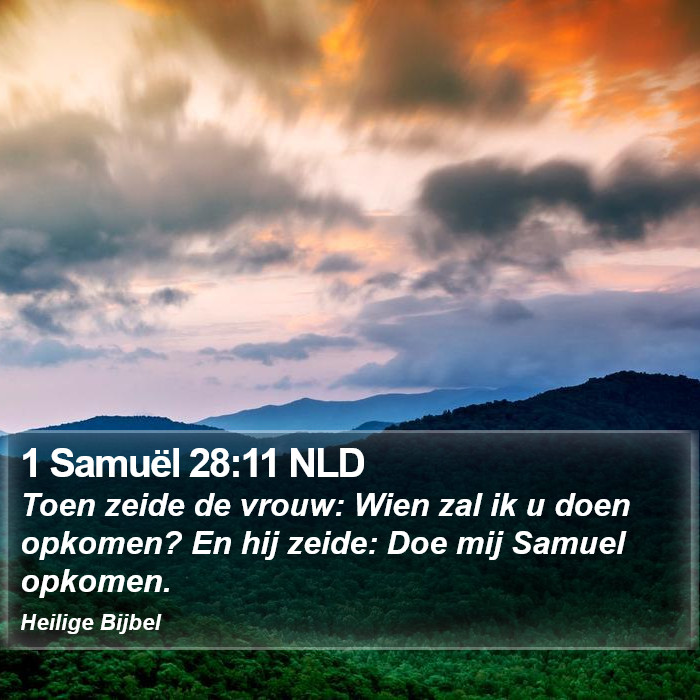 1 Samuël 28:11 NLD Bible Study