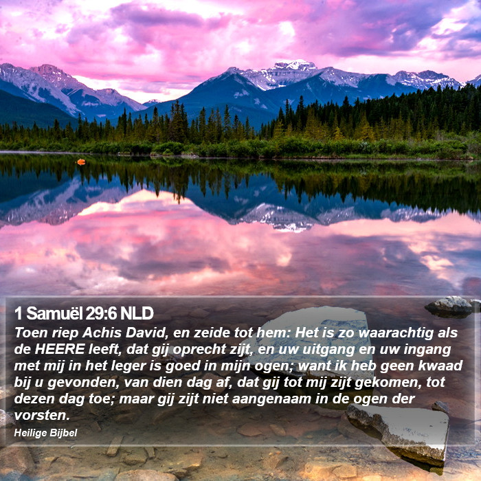 1 Samuël 29:6 NLD Bible Study