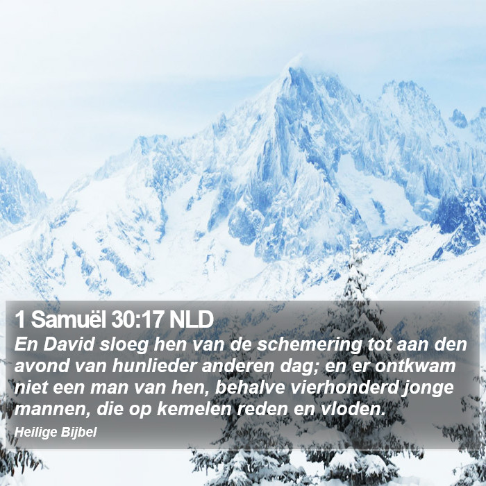 1 Samuël 30:17 NLD Bible Study