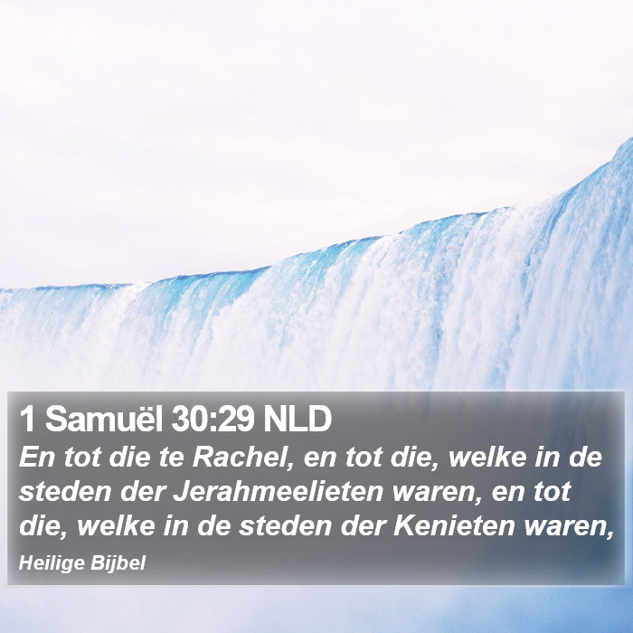 1 Samuël 30:29 NLD Bible Study