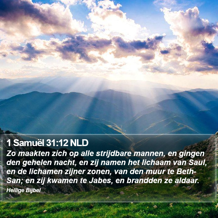 1 Samuël 31:12 NLD Bible Study