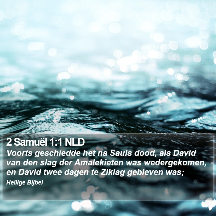 2 Samuël 1:1 NLD Bible Study