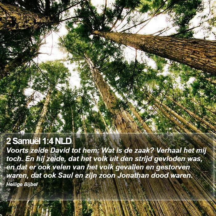 2 Samuël 1:4 NLD Bible Study