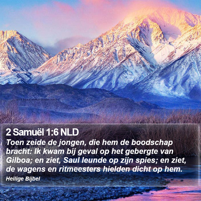 2 Samuël 1:6 NLD Bible Study