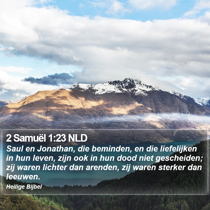 2 Samuël 1:23 NLD Bible Study