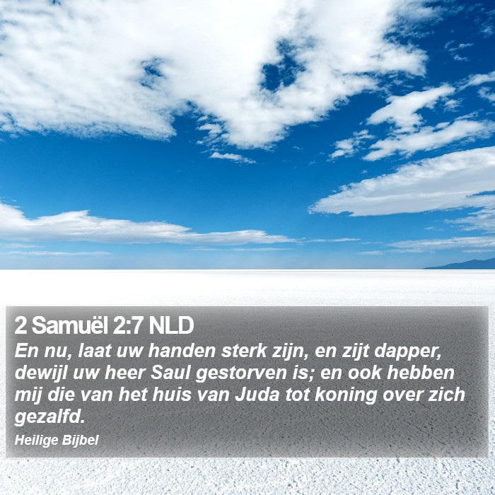 2 Samuël 2:7 NLD Bible Study
