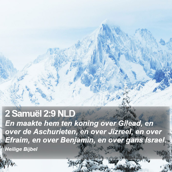 2 Samuël 2:9 NLD Bible Study