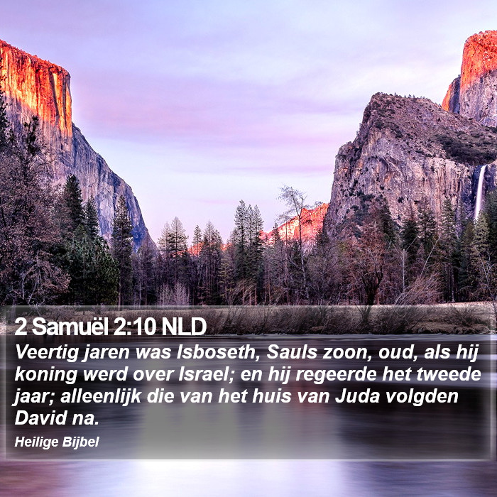 2 Samuël 2:10 NLD Bible Study