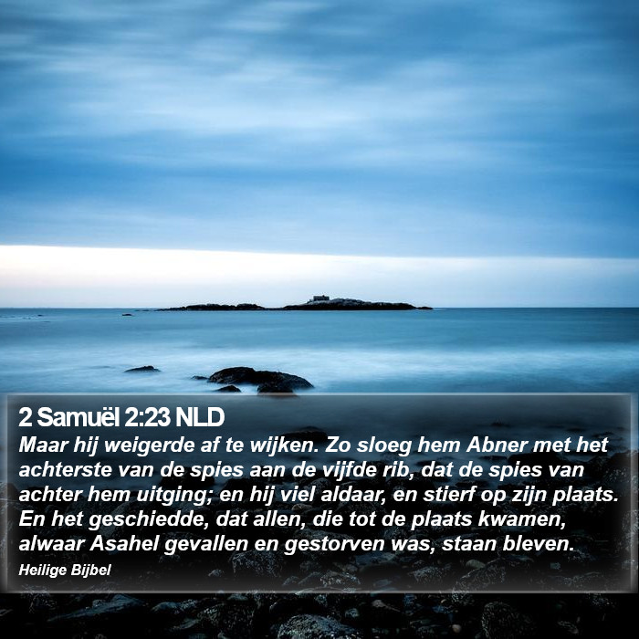 2 Samuël 2:23 NLD Bible Study