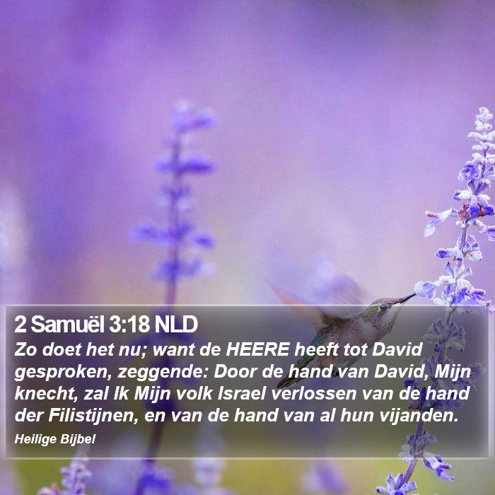 2 Samuël 3:18 NLD Bible Study
