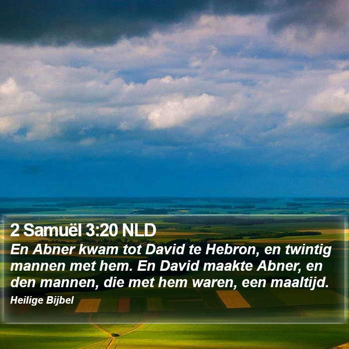 2 Samuël 3:20 NLD Bible Study