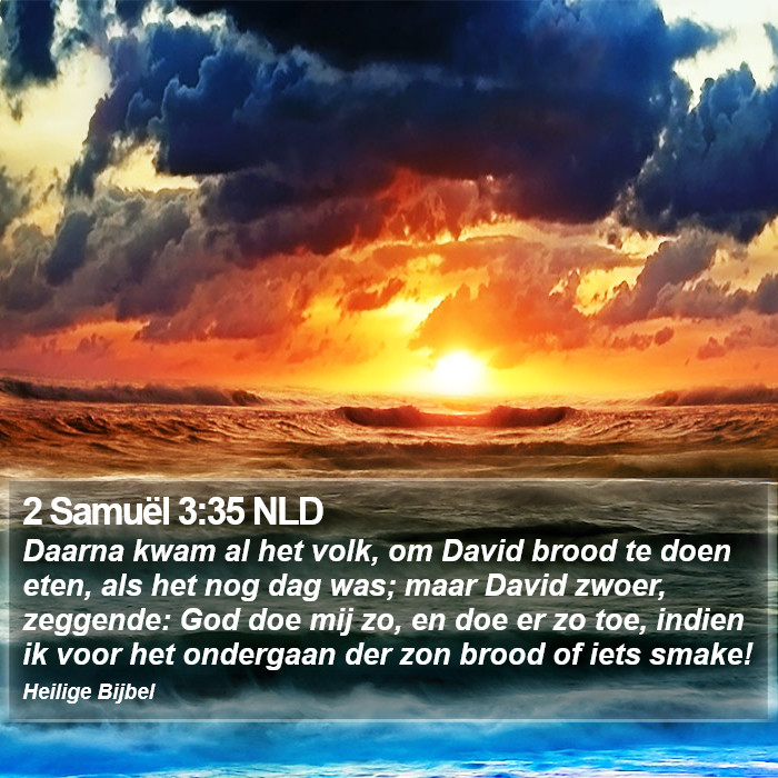 2 Samuël 3:35 NLD Bible Study