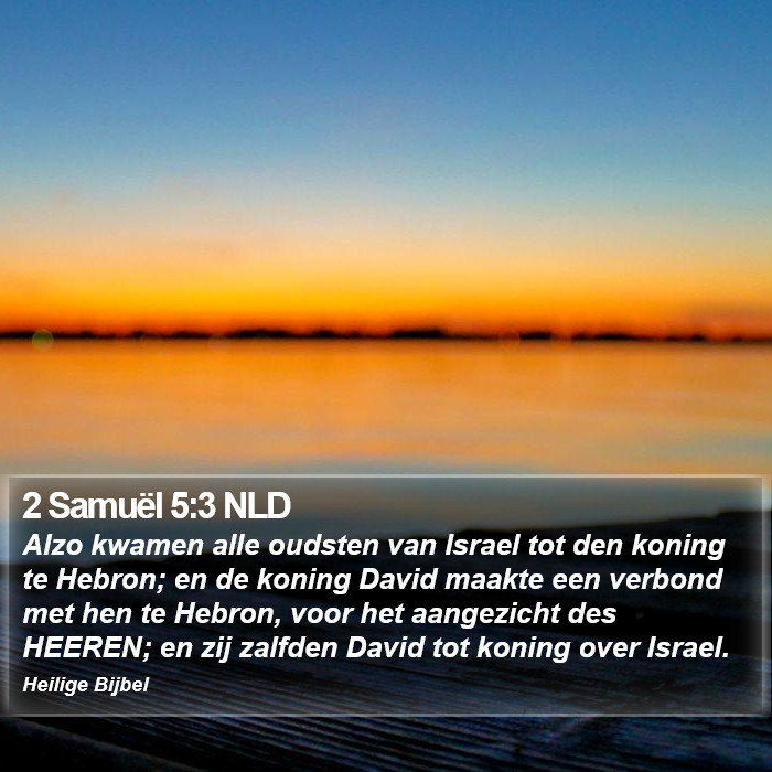 2 Samuël 5:3 NLD Bible Study