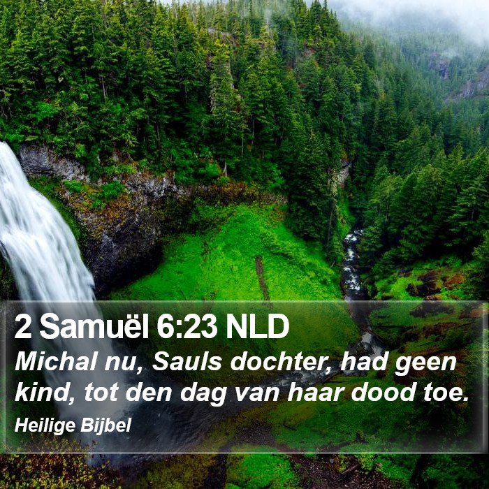 2 Samuël 6:23 NLD Bible Study