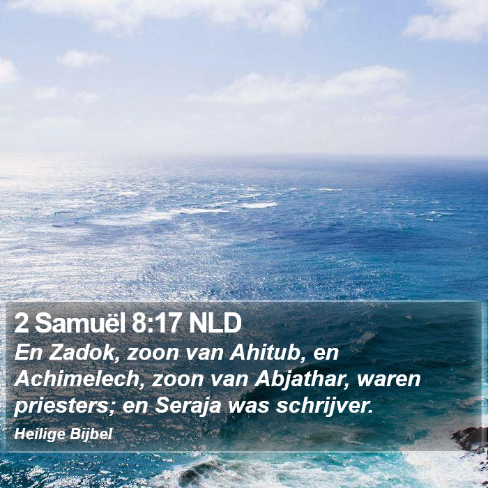 2 Samuël 8:17 NLD Bible Study