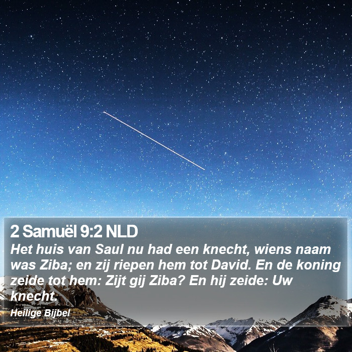2 Samuël 9:2 NLD Bible Study