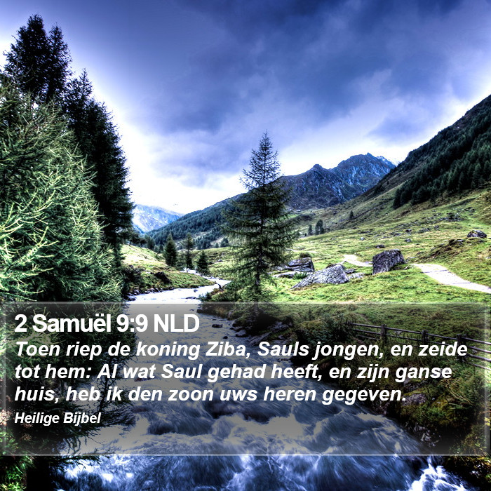 2 Samuël 9:9 NLD Bible Study
