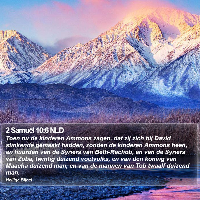 2 Samuël 10:6 NLD Bible Study