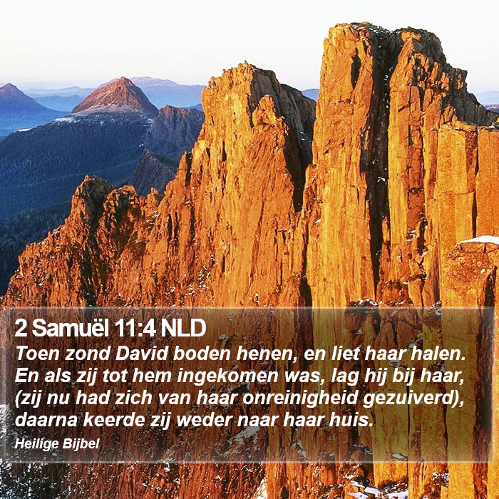 2 Samuël 11:4 NLD Bible Study