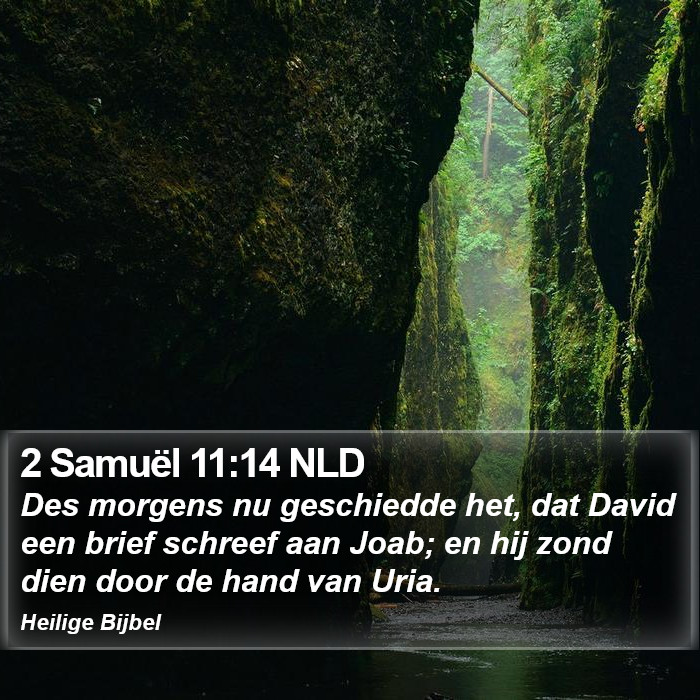 2 Samuël 11:14 NLD Bible Study