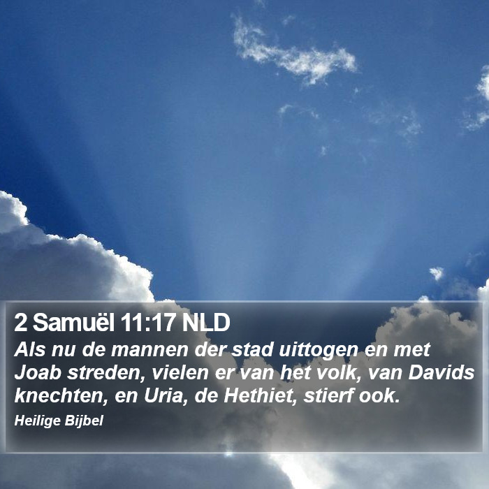 2 Samuël 11:17 NLD Bible Study