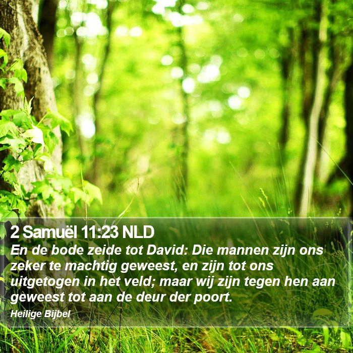 2 Samuël 11:23 NLD Bible Study