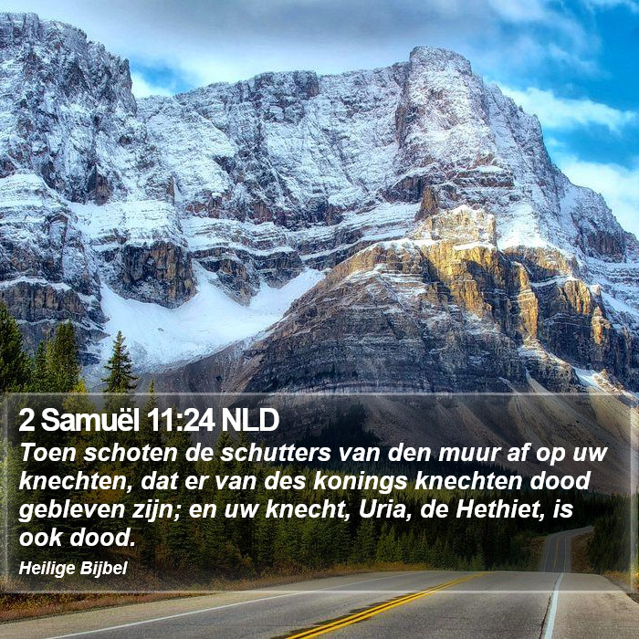 2 Samuël 11:24 NLD Bible Study