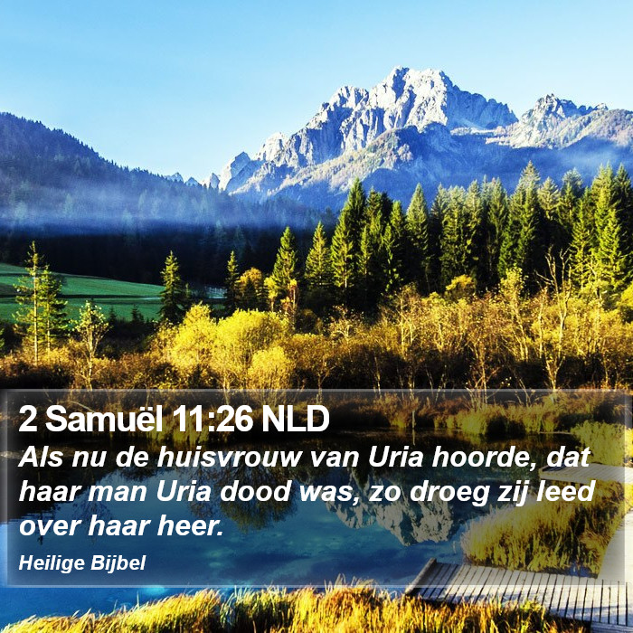 2 Samuël 11:26 NLD Bible Study