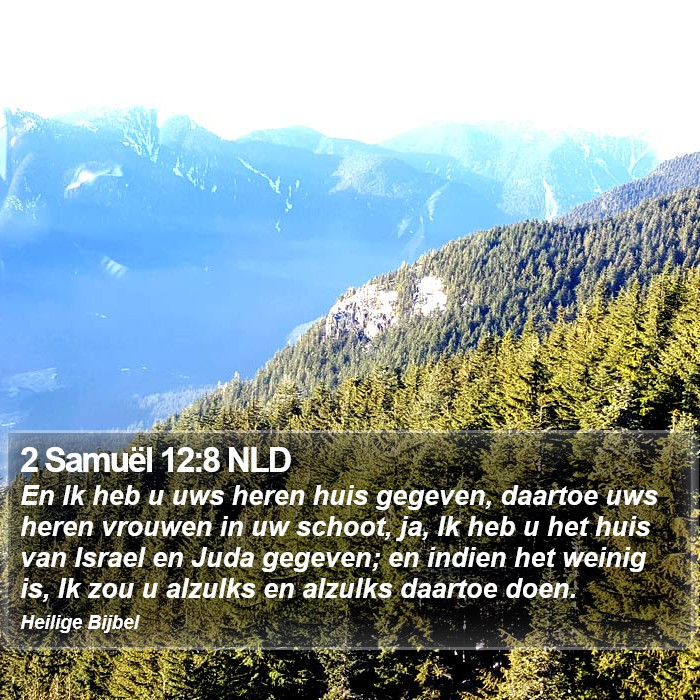 2 Samuël 12:8 NLD Bible Study