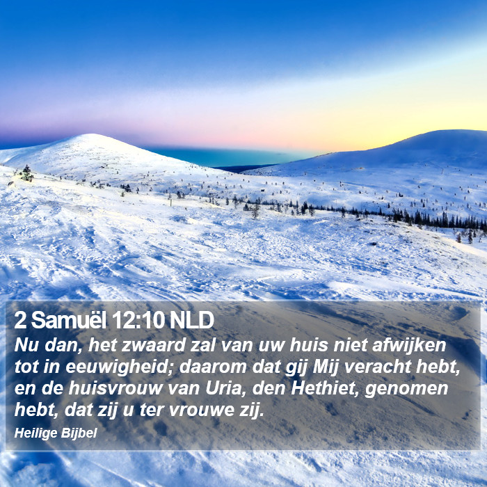 2 Samuël 12:10 NLD Bible Study