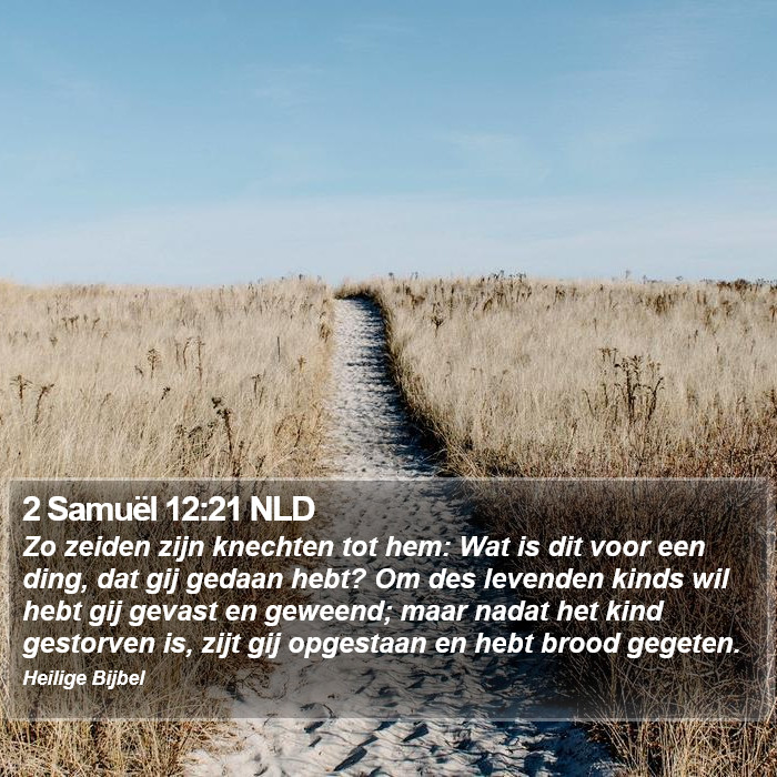 2 Samuël 12:21 NLD Bible Study