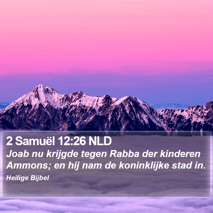 2 Samuël 12:26 NLD Bible Study