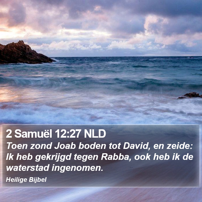 2 Samuël 12:27 NLD Bible Study