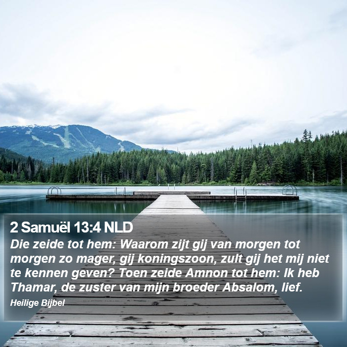 2 Samuël 13:4 NLD Bible Study