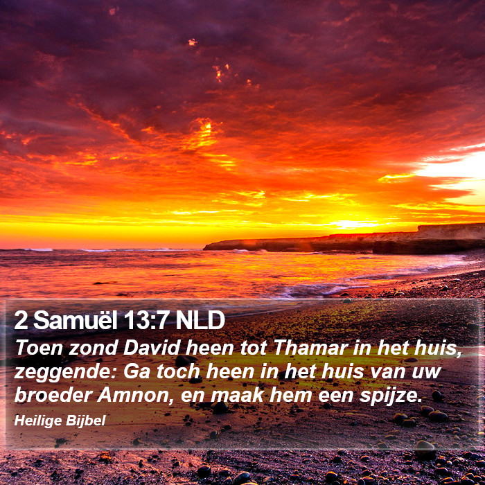 2 Samuël 13:7 NLD Bible Study