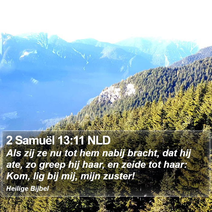 2 Samuël 13:11 NLD Bible Study