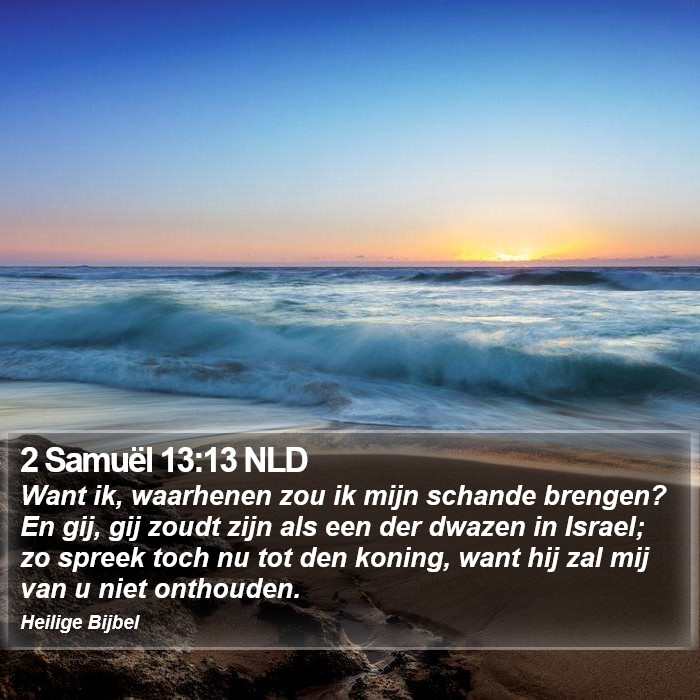 2 Samuël 13:13 NLD Bible Study