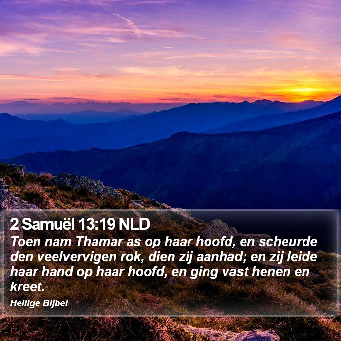 2 Samuël 13:19 NLD Bible Study